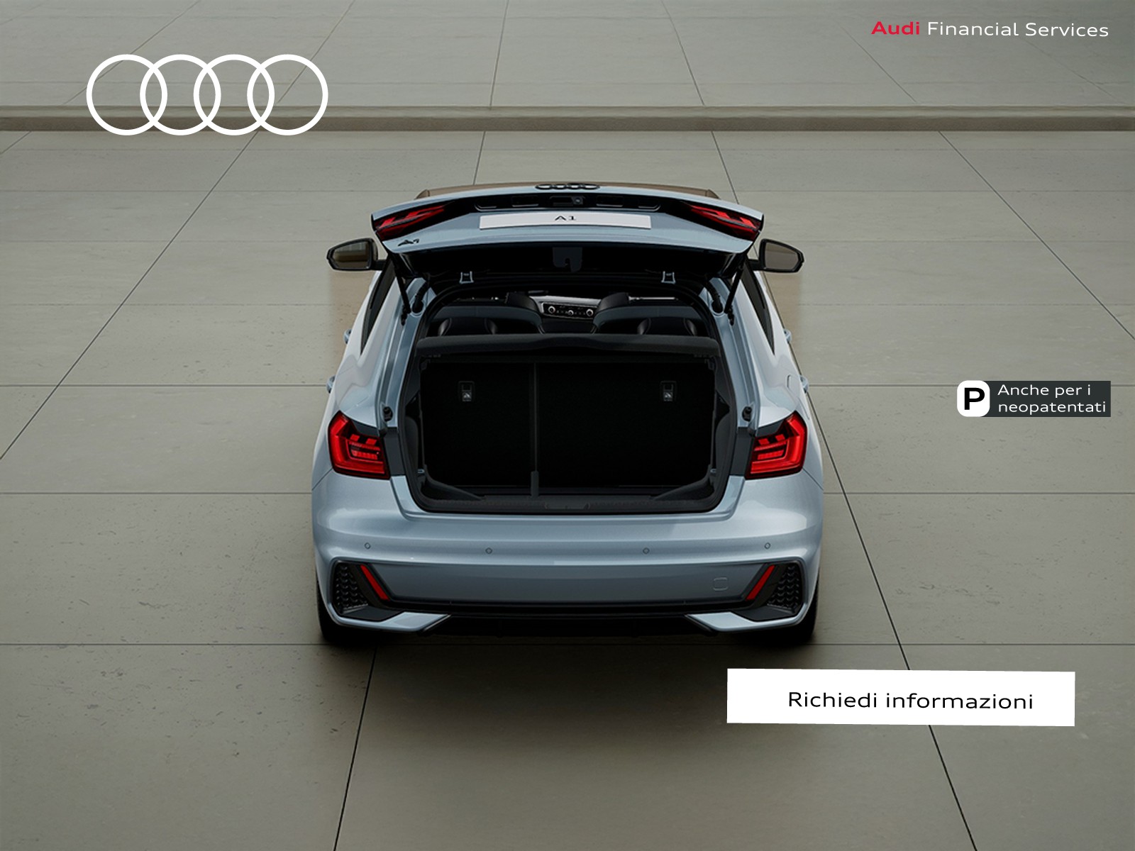 Audi A1 sportback 30 1.0 tfsi identity black 116cv s-tronic
