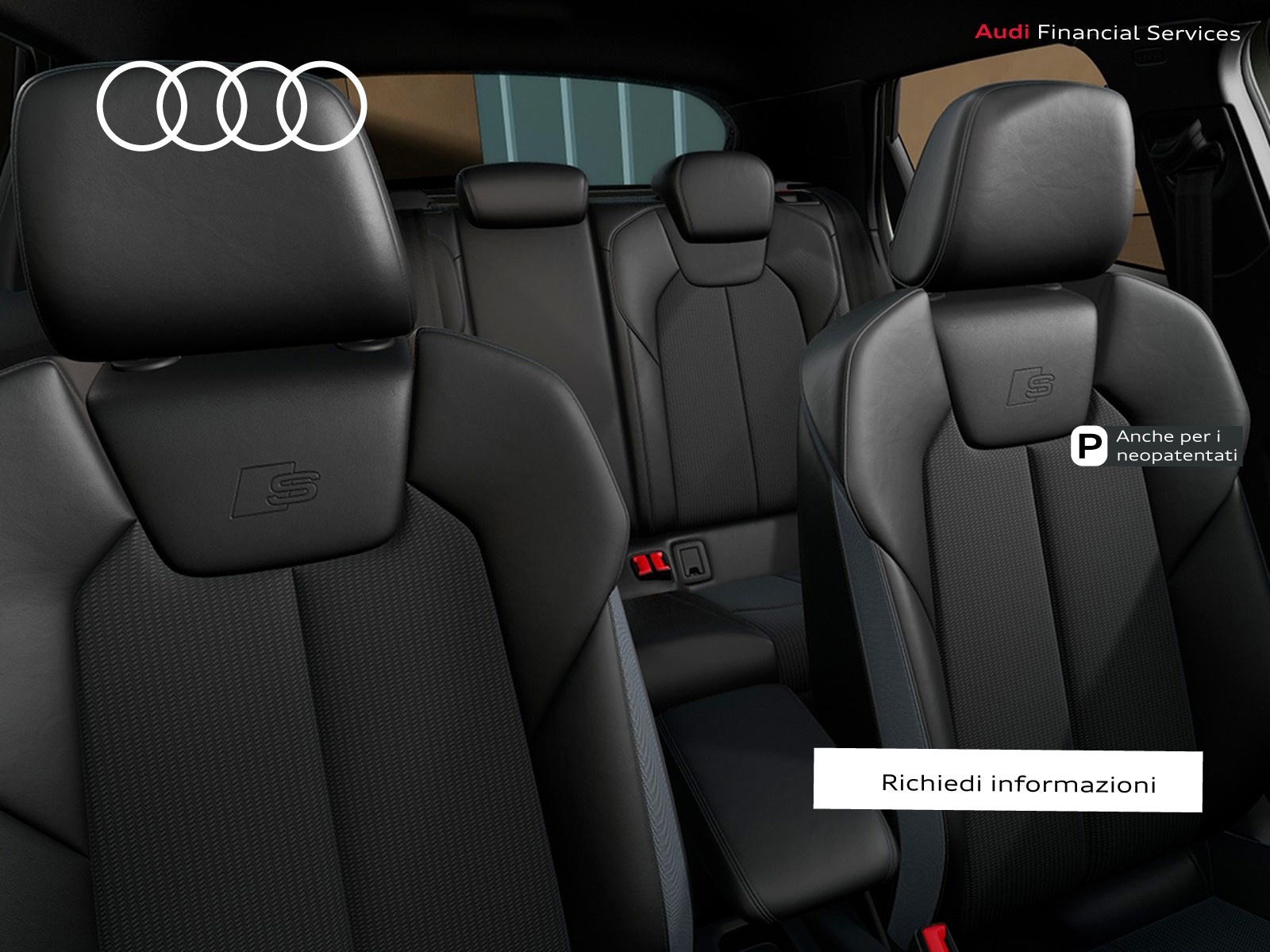 Audi A1 sportback 30 1.0 tfsi identity black 116cv s-tronic