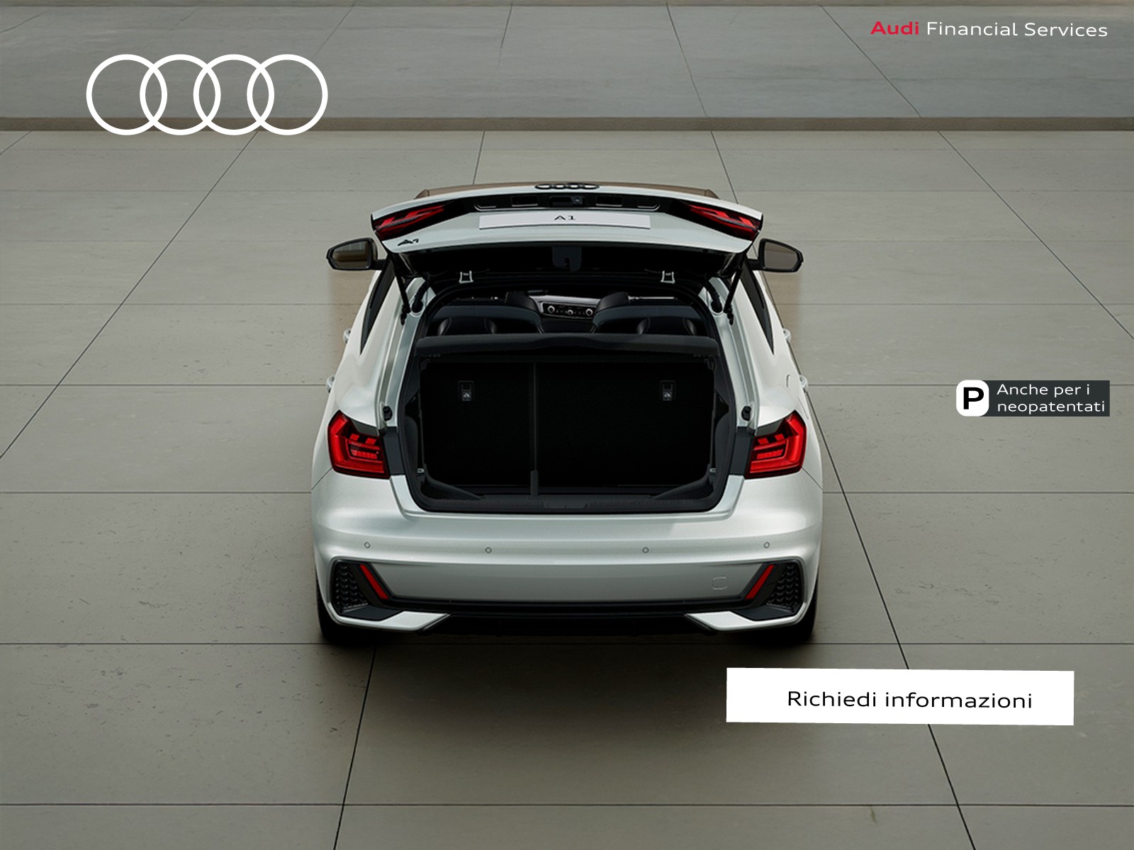Audi A1 sportback 30 1.0 tfsi identity black 116cv s-tronic
