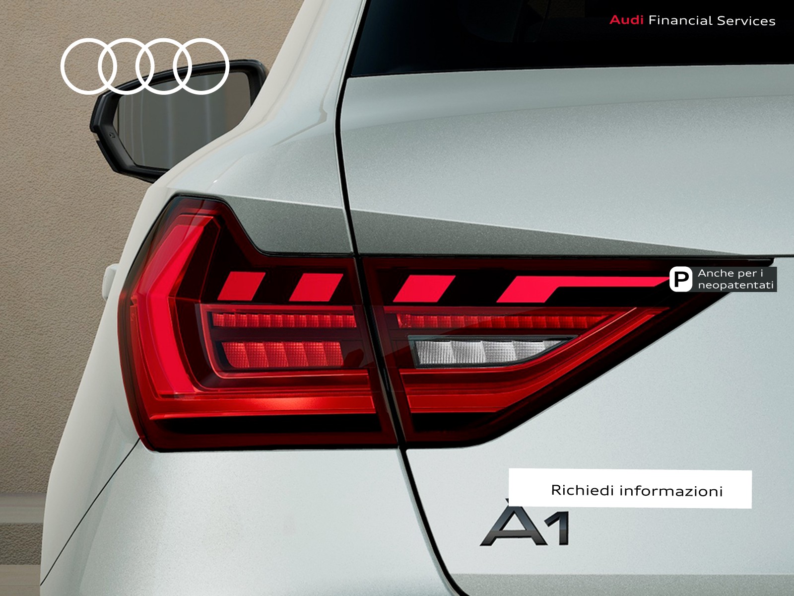 Audi A1 sportback 30 1.0 tfsi identity black 116cv s-tronic
