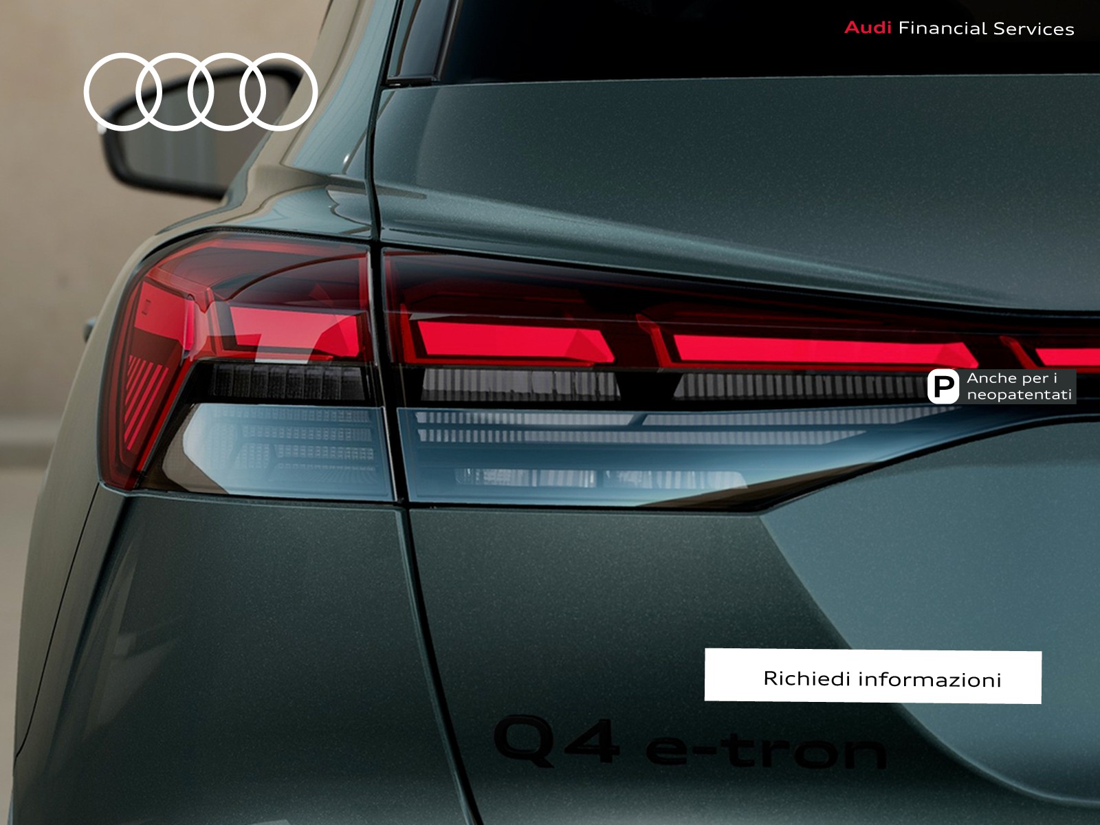 Audi Q4 e-tron performance s line quattro 340cv