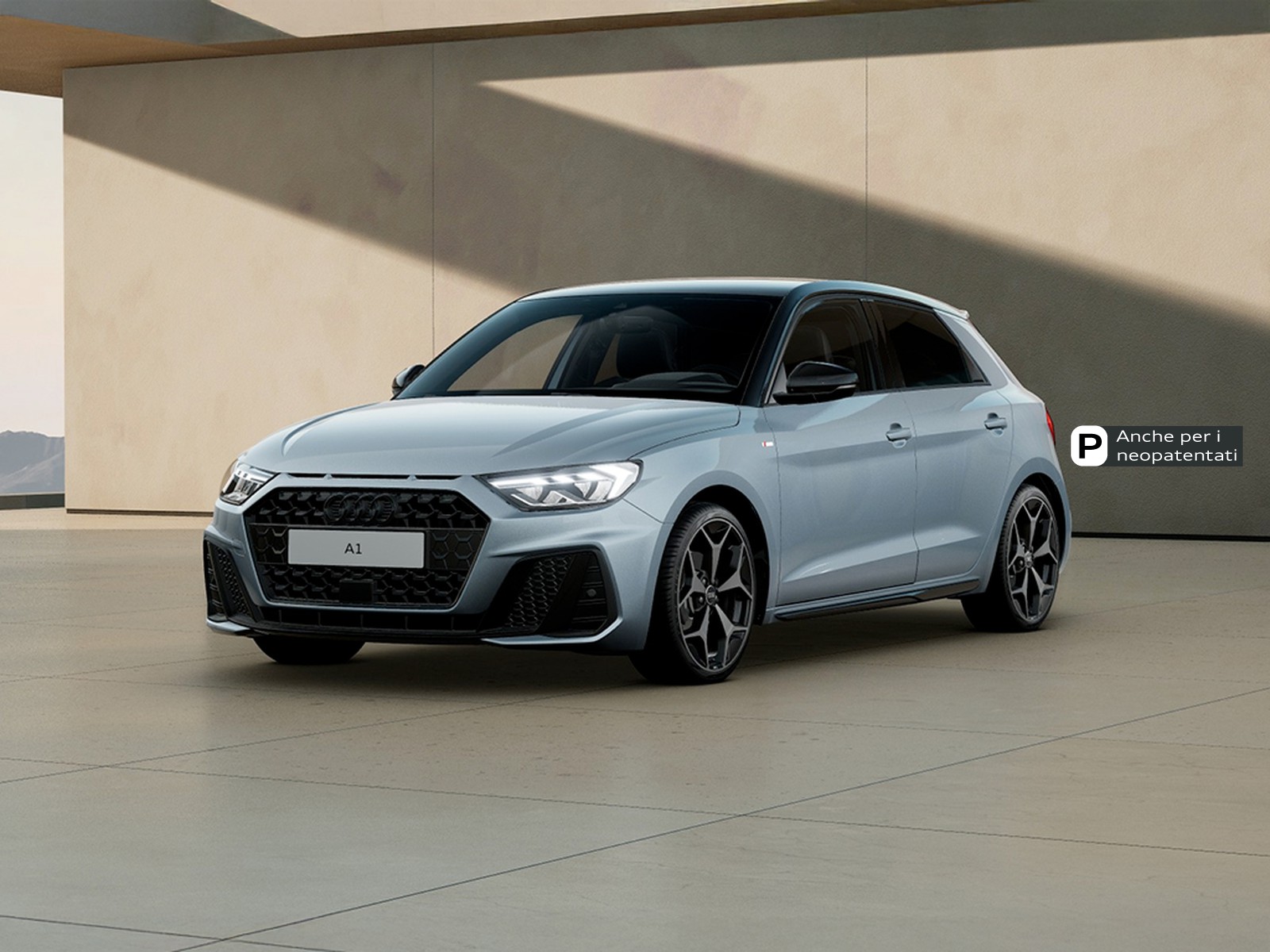 Audi A1 sportback 30 1.0 tfsi identity black 116cv s-tronic