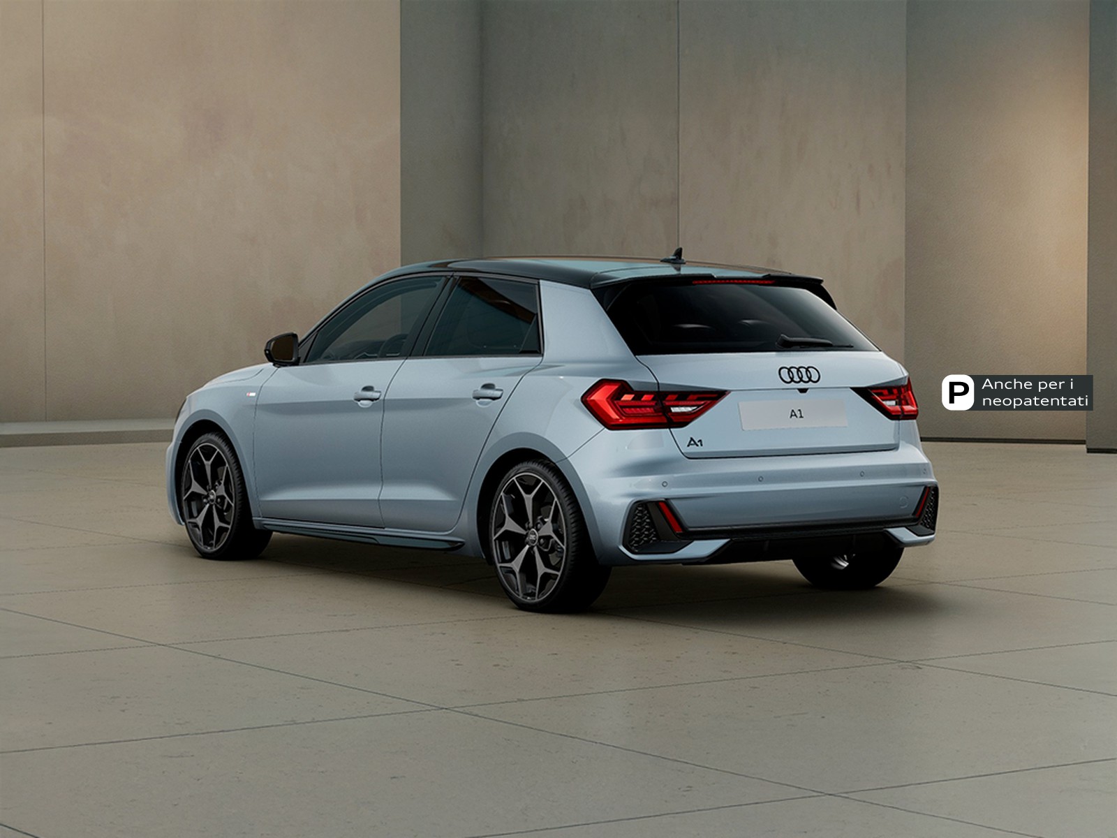 Audi A1 sportback 30 1.0 tfsi identity black 116cv s-tronic