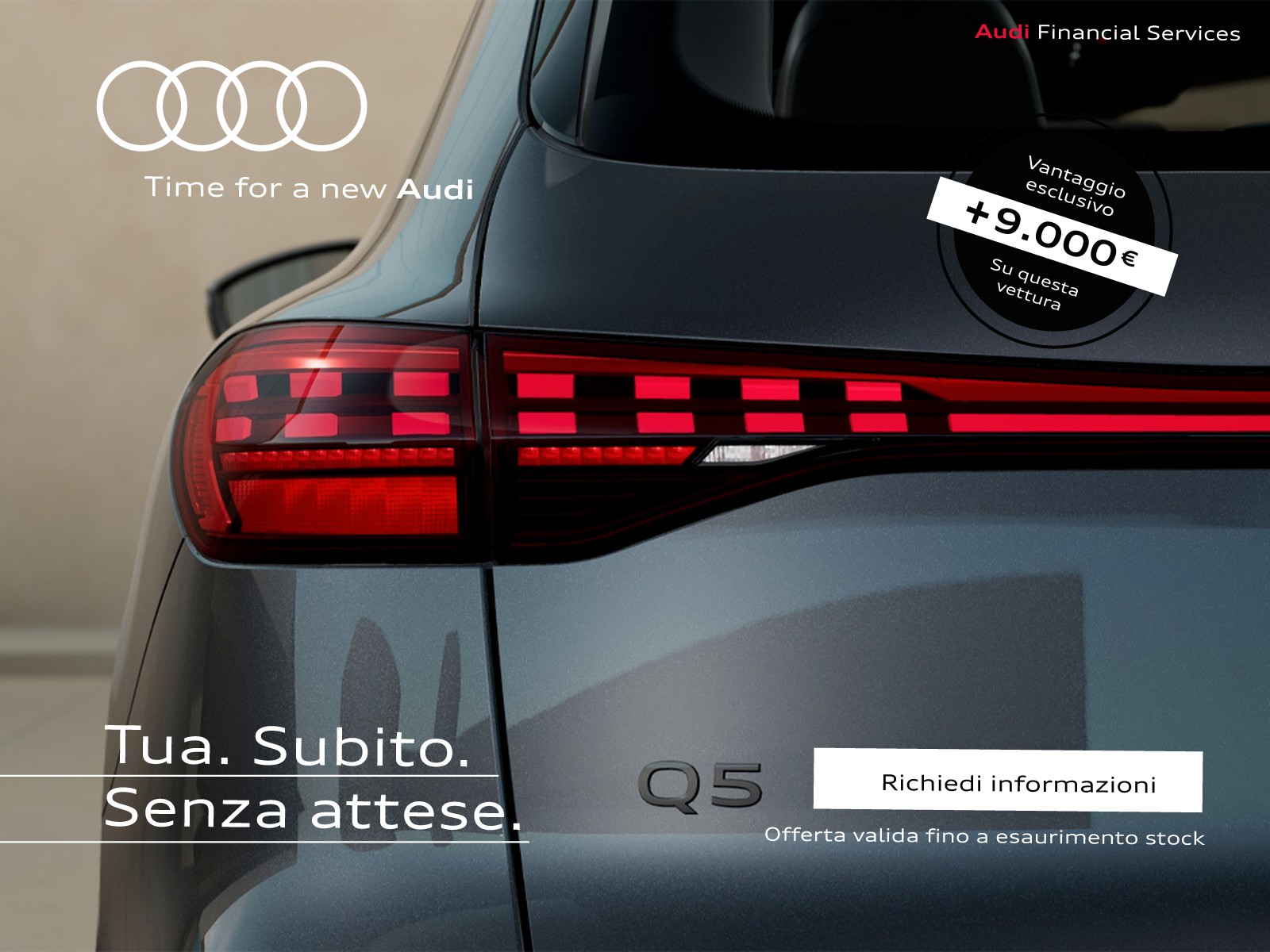 Audi Q5 2.0 tdi mhev+ s line edition quattro 204cv s-tronic