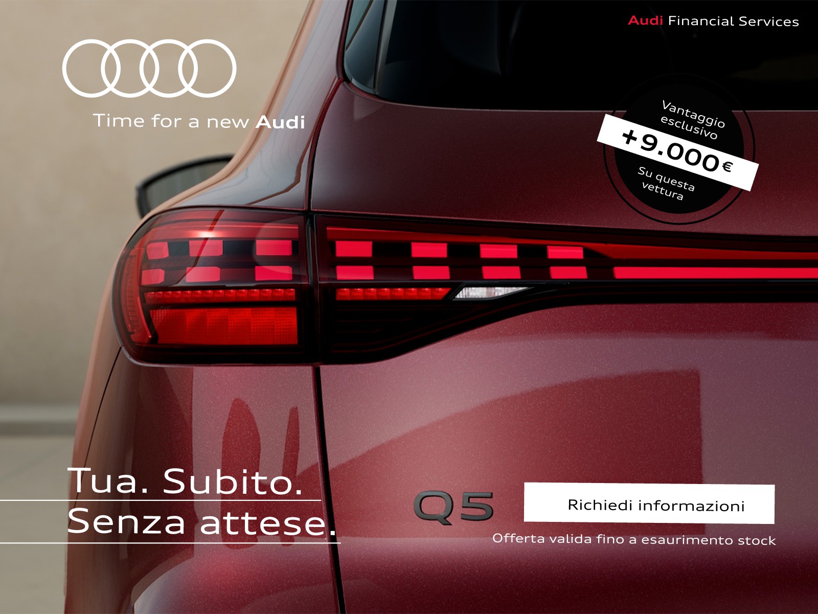 Audi Q5 2.0 tdi mhev+ s line edition quattro 204cv s-tronic