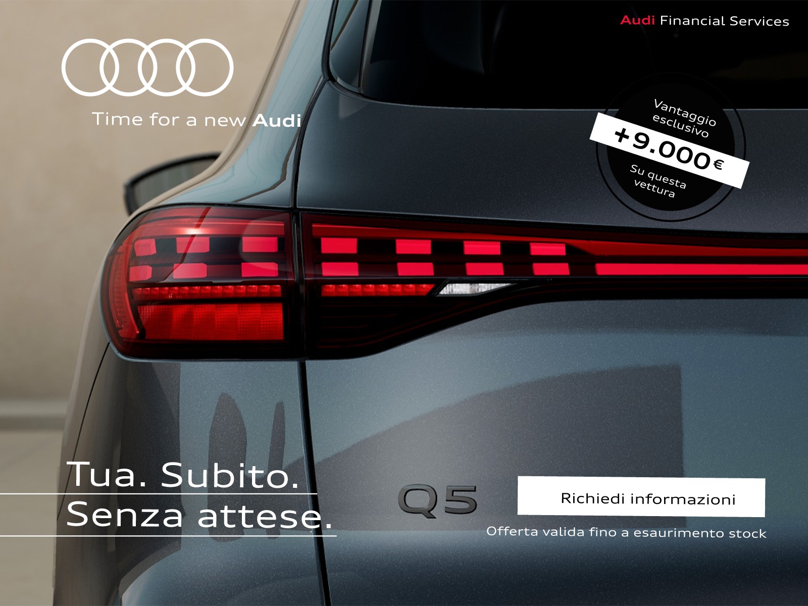 Audi Q5 2.0 tdi mhev+ s line edition quattro 204cv s-tronic