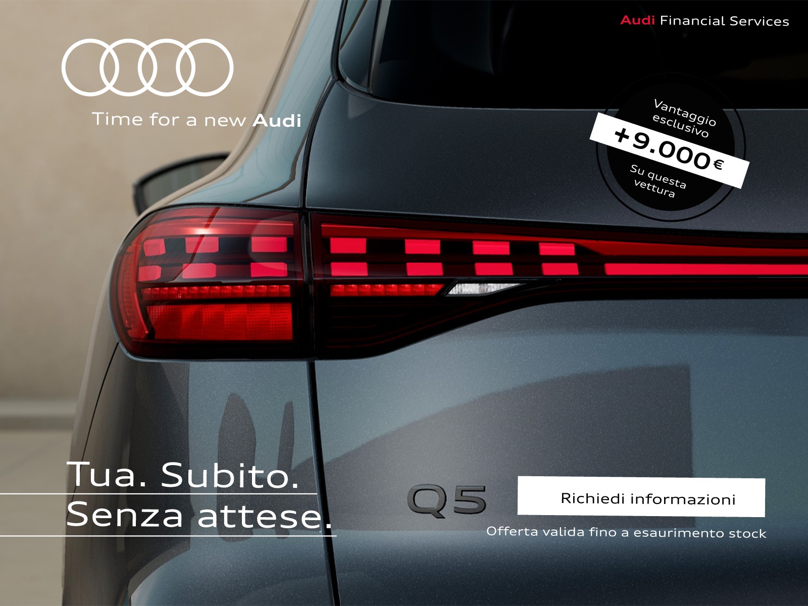 Audi Q5 2.0 tdi mhev+ s line edition quattro 204cv s-tronic