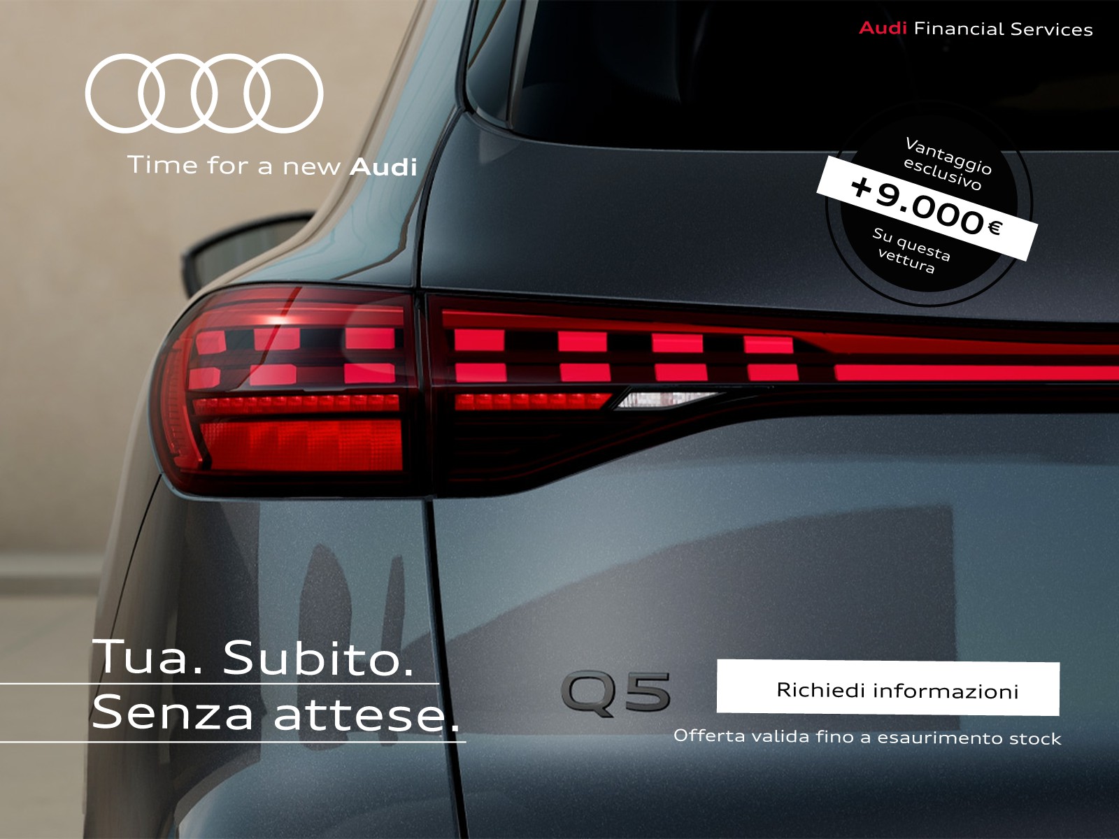 Audi Q5 2.0 tdi mhev+ s line edition quattro 204cv s-tronic