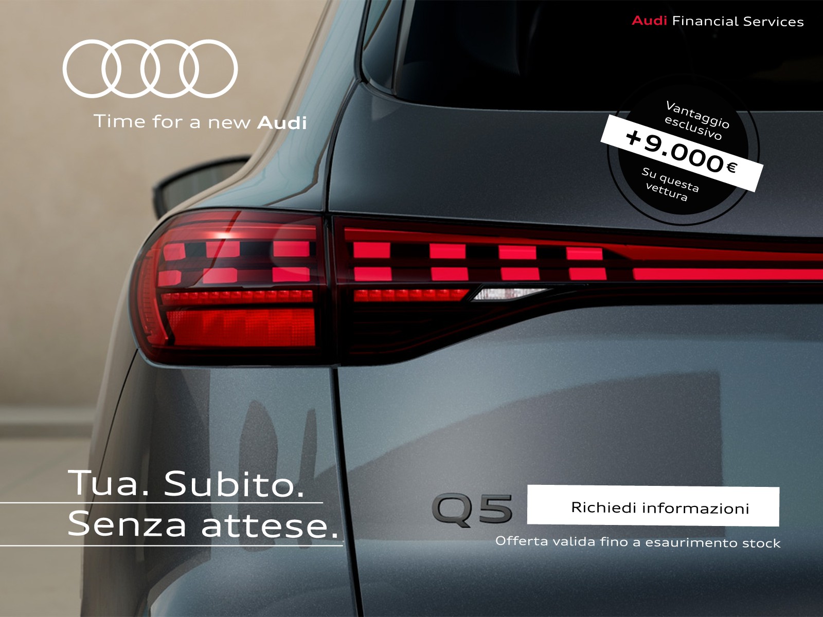 Audi Q5 2.0 tdi mhev+ s line edition quattro 204cv s-tronic