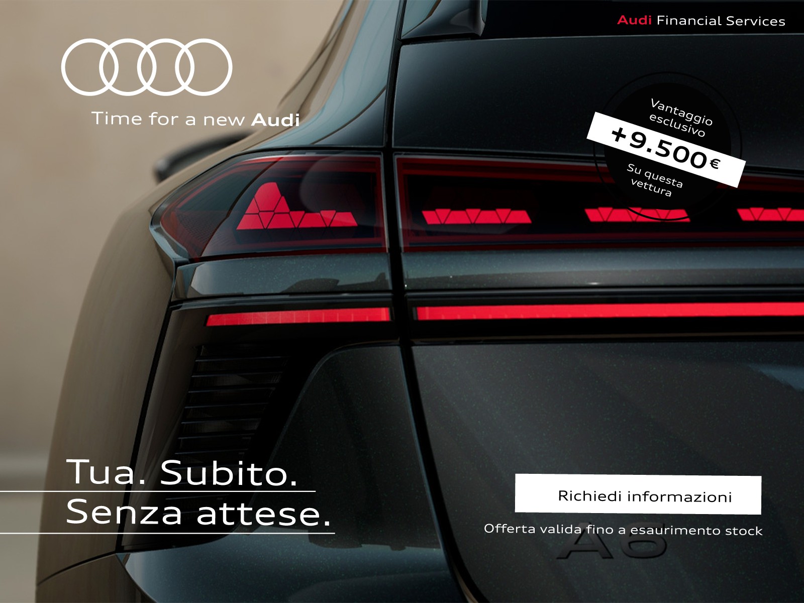Audi A6 avant 2.0 tdi mhev + s line edition quattro 204cv s-tronic