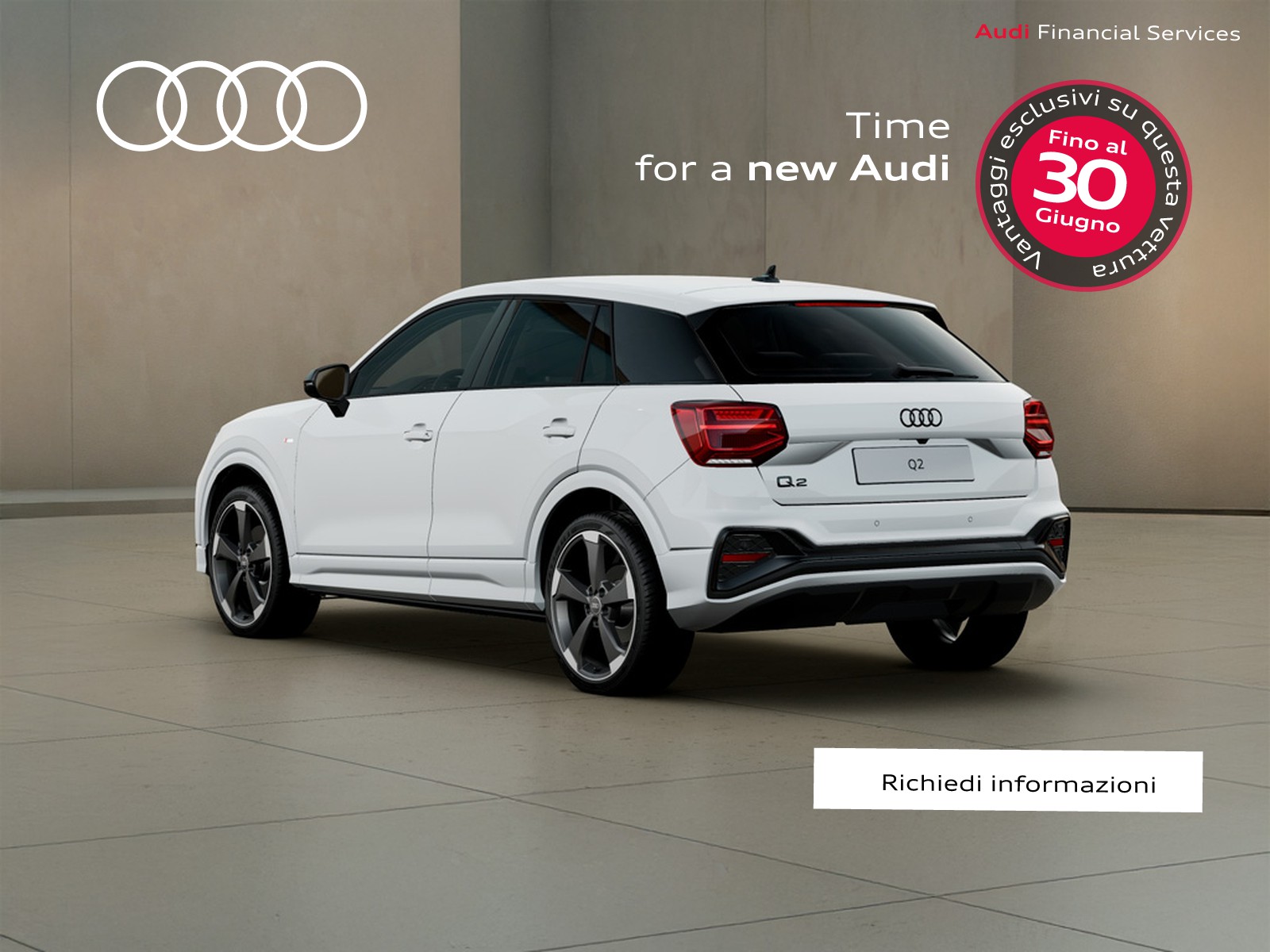 Audi Q2 30 2.0 tdi identity black