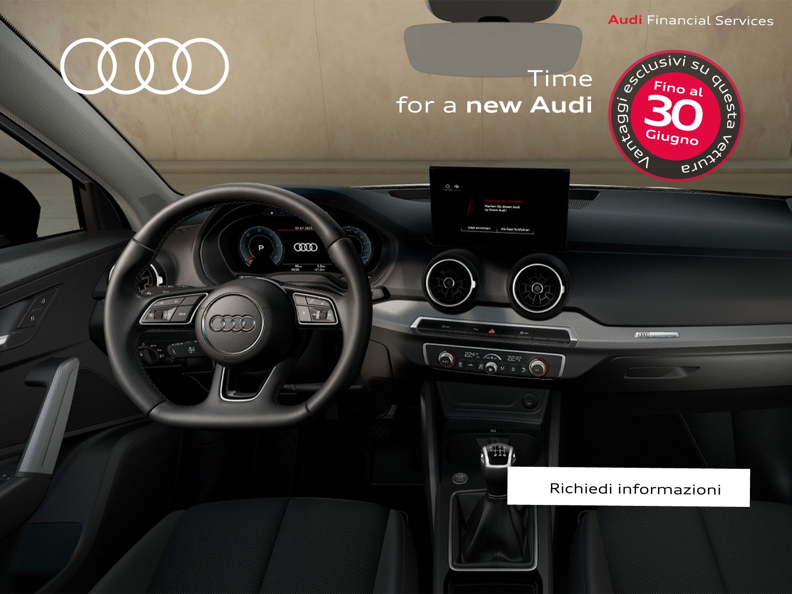 Audi Q2 30 2.0 tdi identity black