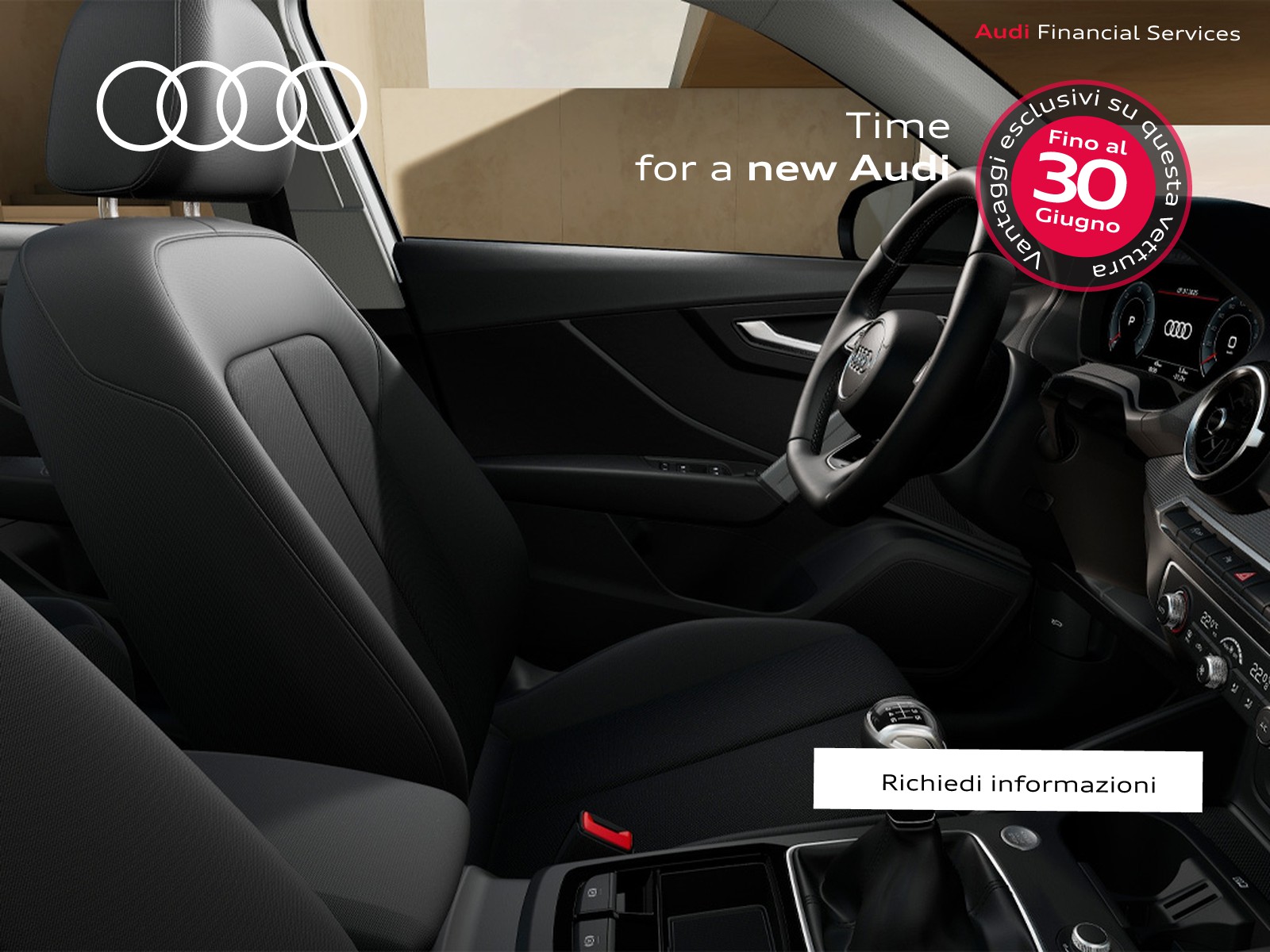 Audi Q2 30 2.0 tdi identity black