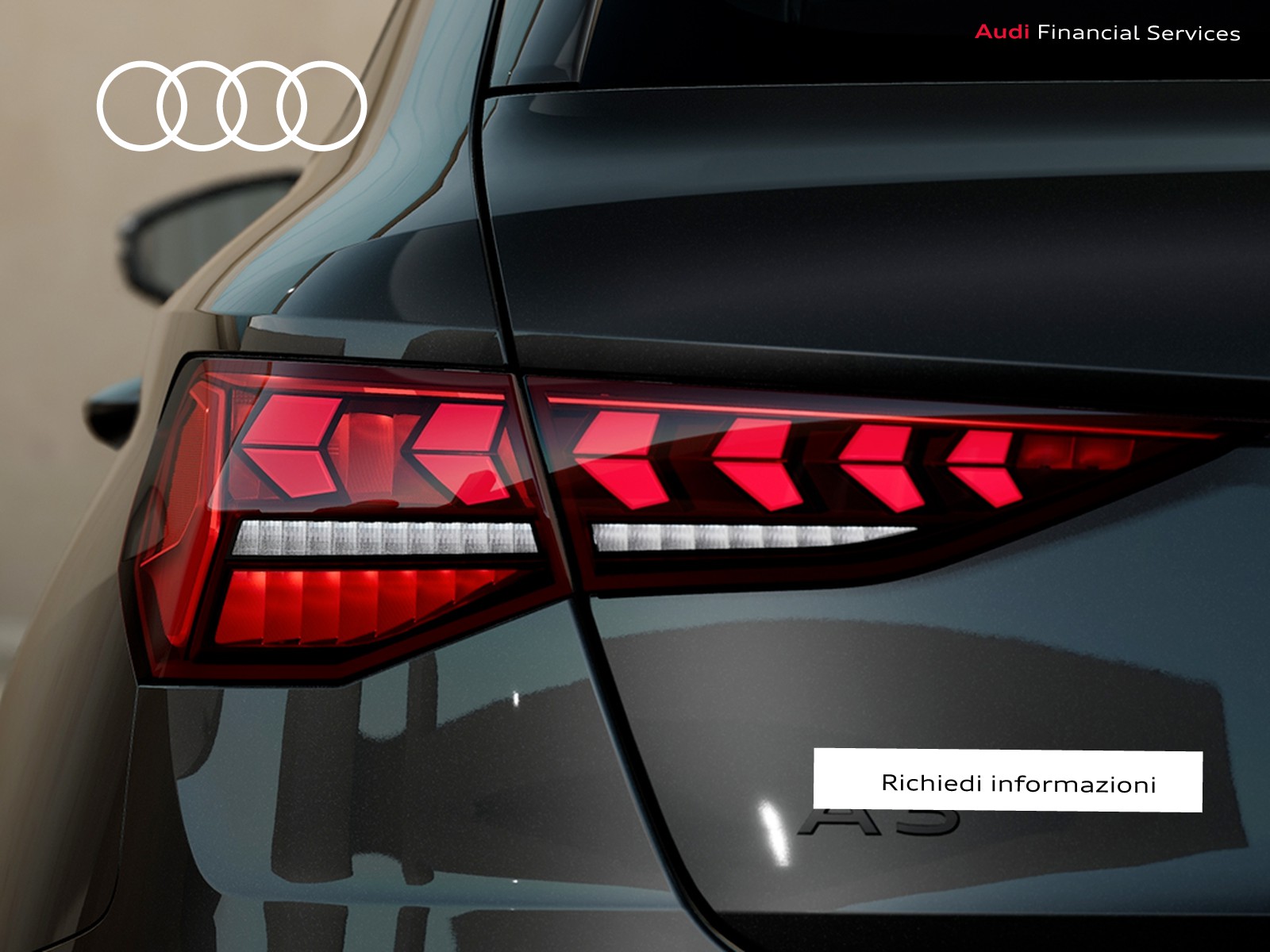 Audi A3 sportback 1.5 tfsi e s line edition 204cv s-tronic