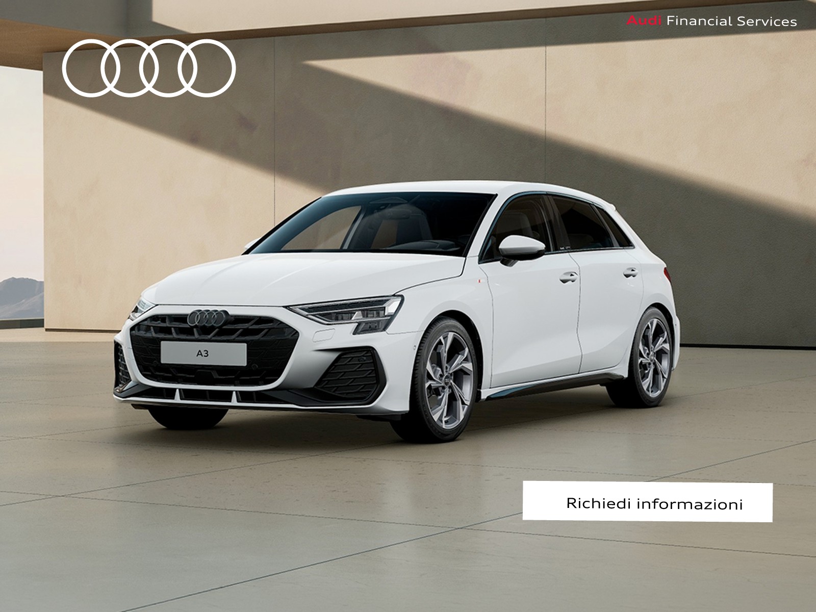 Audi A3 sportback 1.5 tfsi mhev s line edition 150cv s-tronic