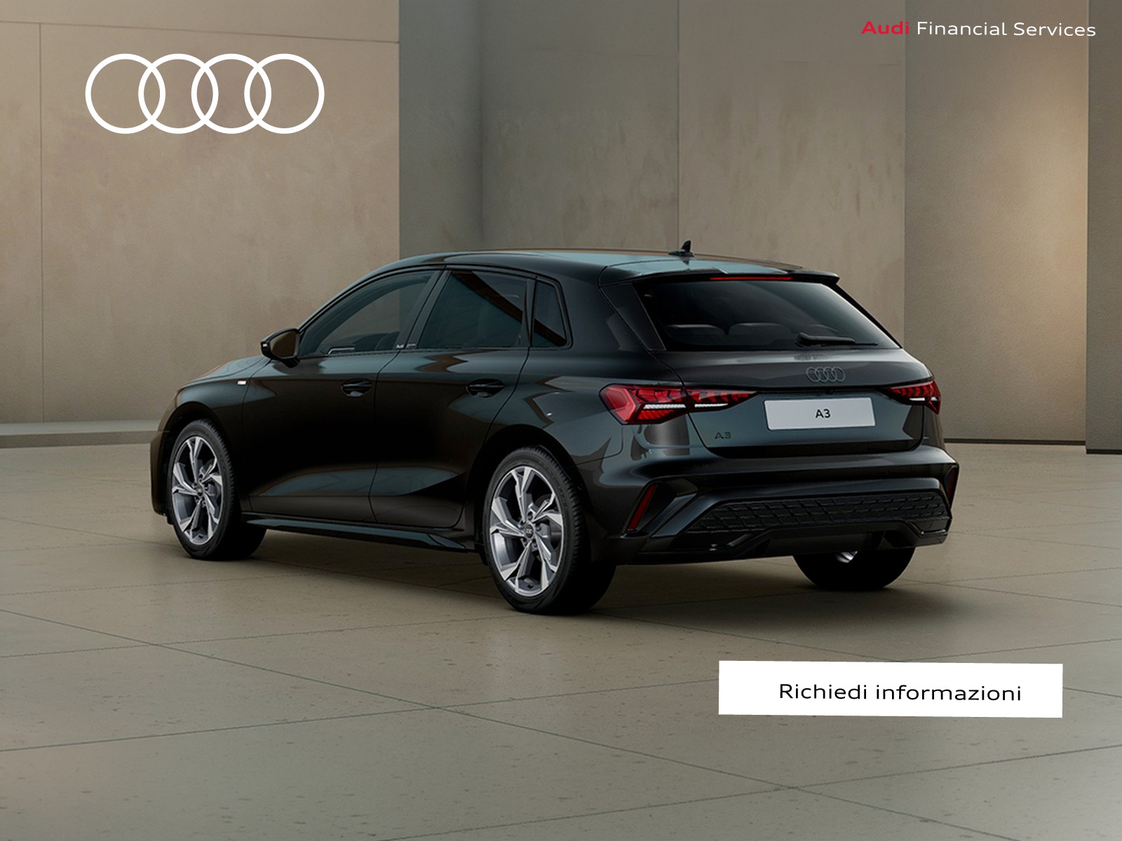 Audi A3 sportback 2.0 tdi s line edition 150cv s-tronic