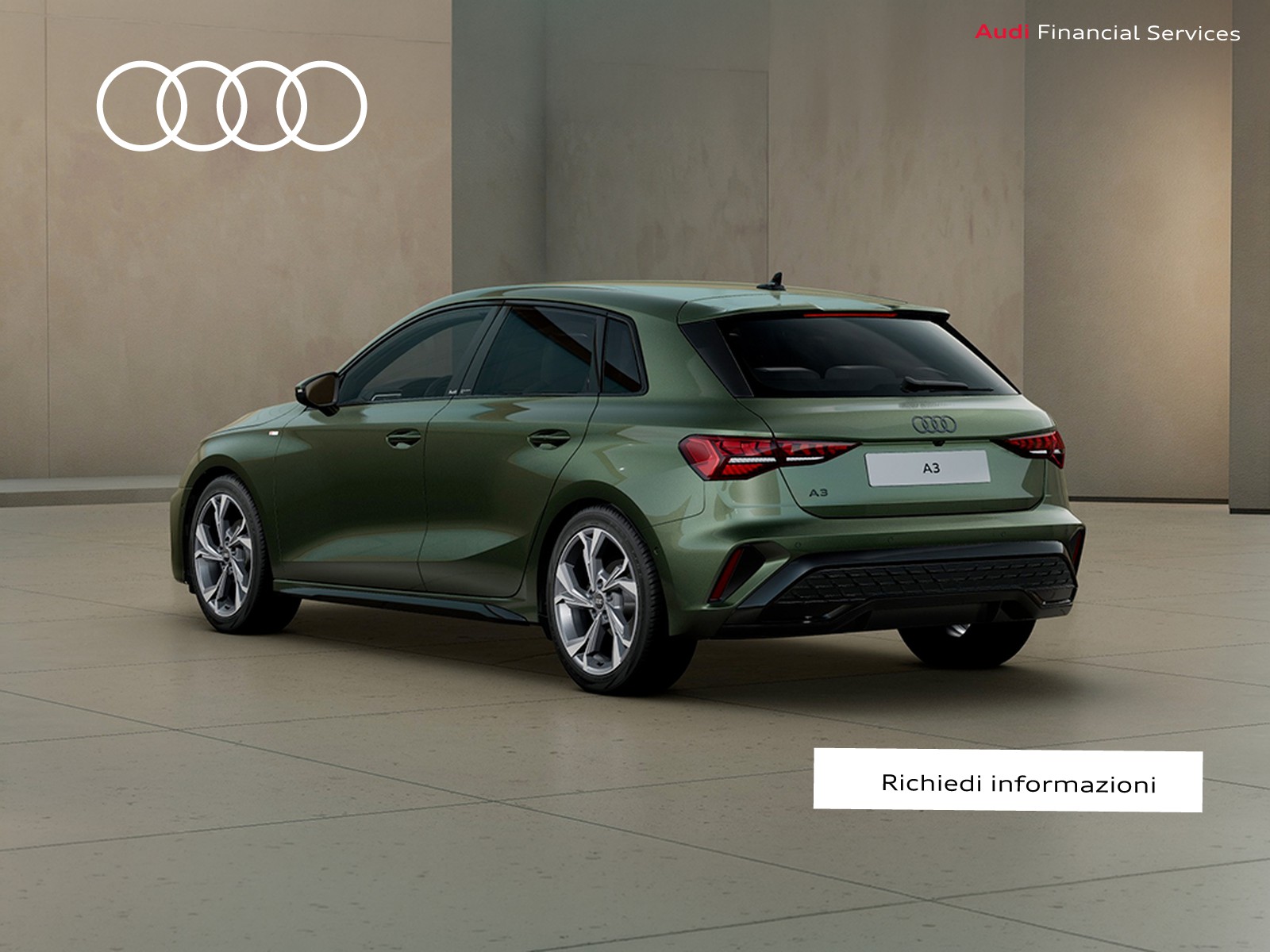 Audi A3 sportback 1.5 tfsi mhev s line edition 150cv s-tronic