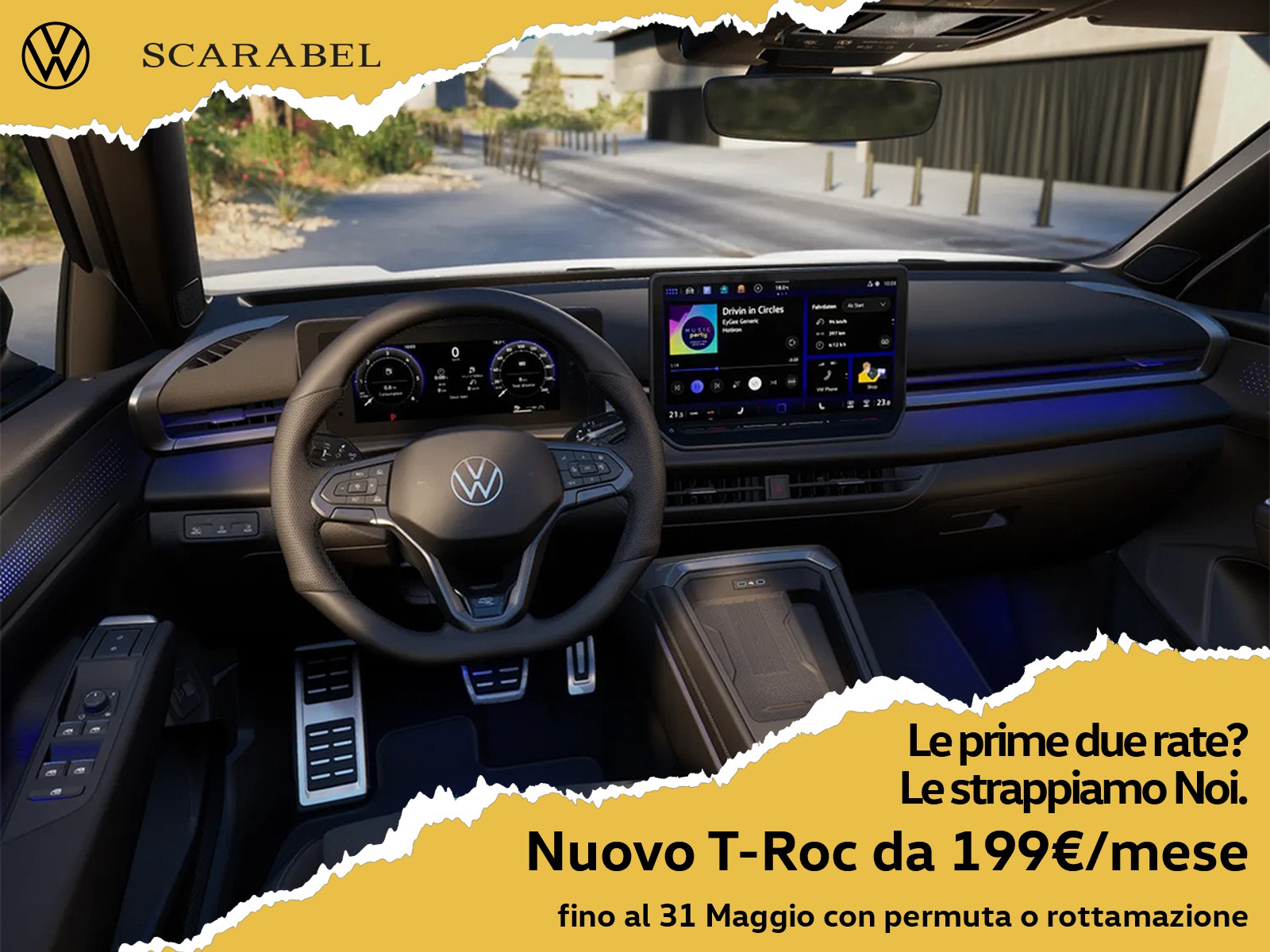 Volkswagen T-Roc 1.5 etsi r-line 150cv dsg