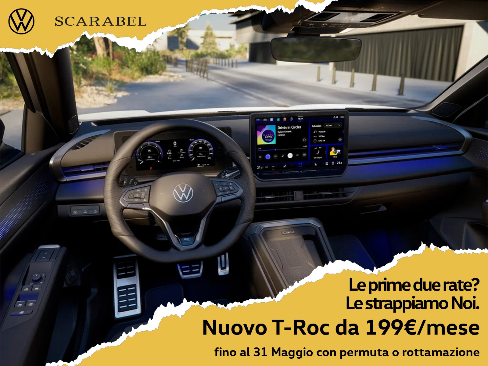 Volkswagen T-Roc 1.5 etsi r-line 150cv dsg