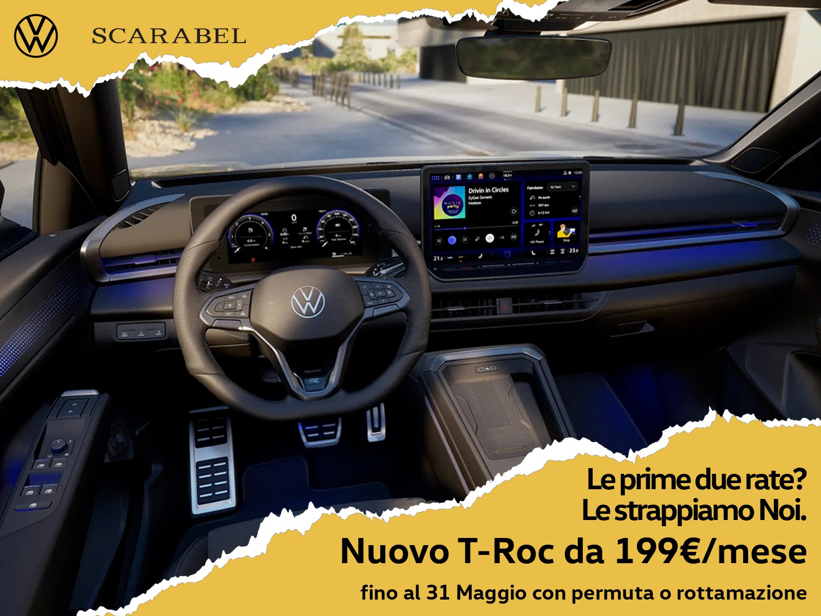 Volkswagen T-Roc 1.5 etsi r-line 150cv dsg