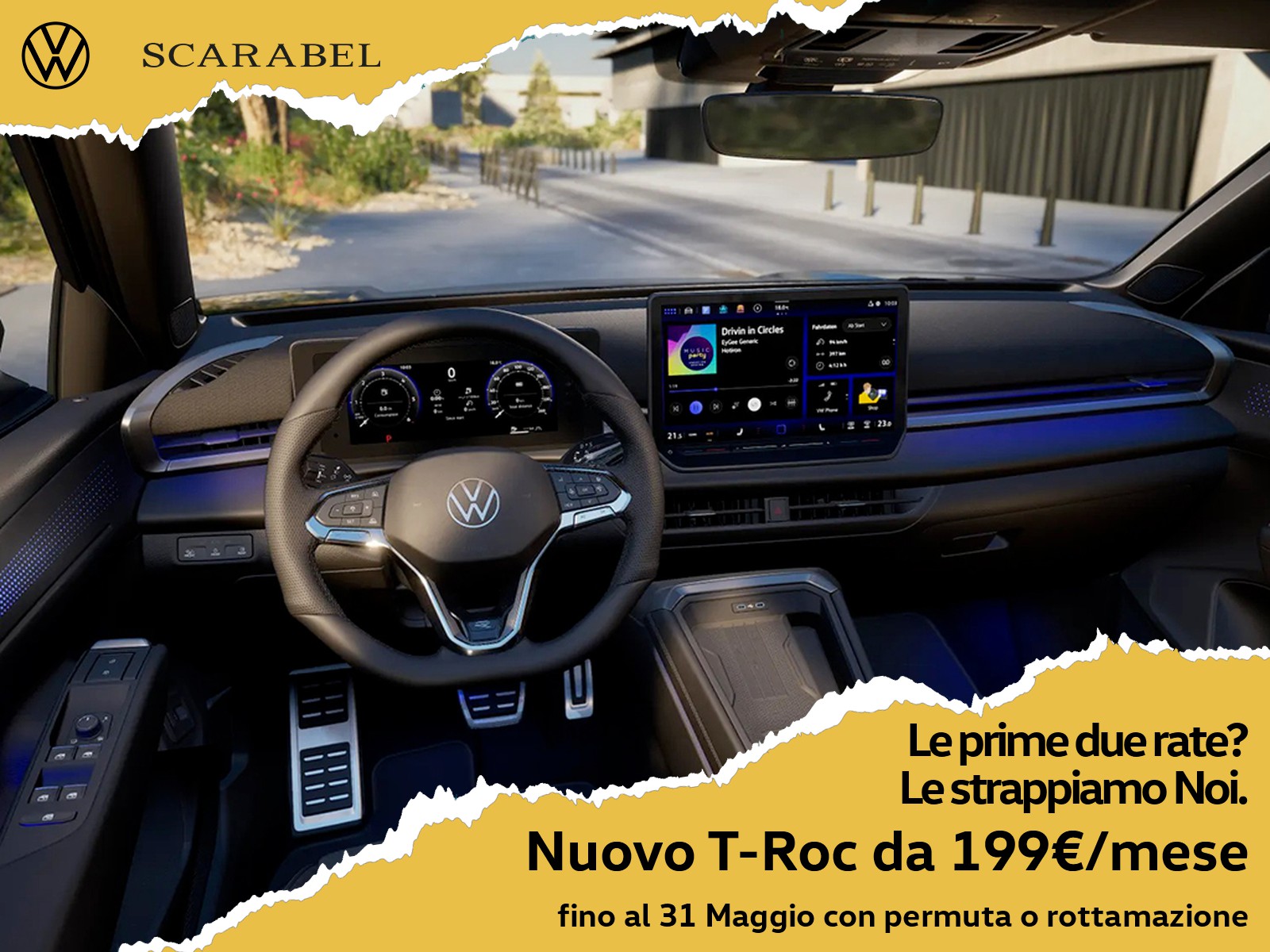 Volkswagen T-Roc 1.5 etsi r-line 150cv dsg