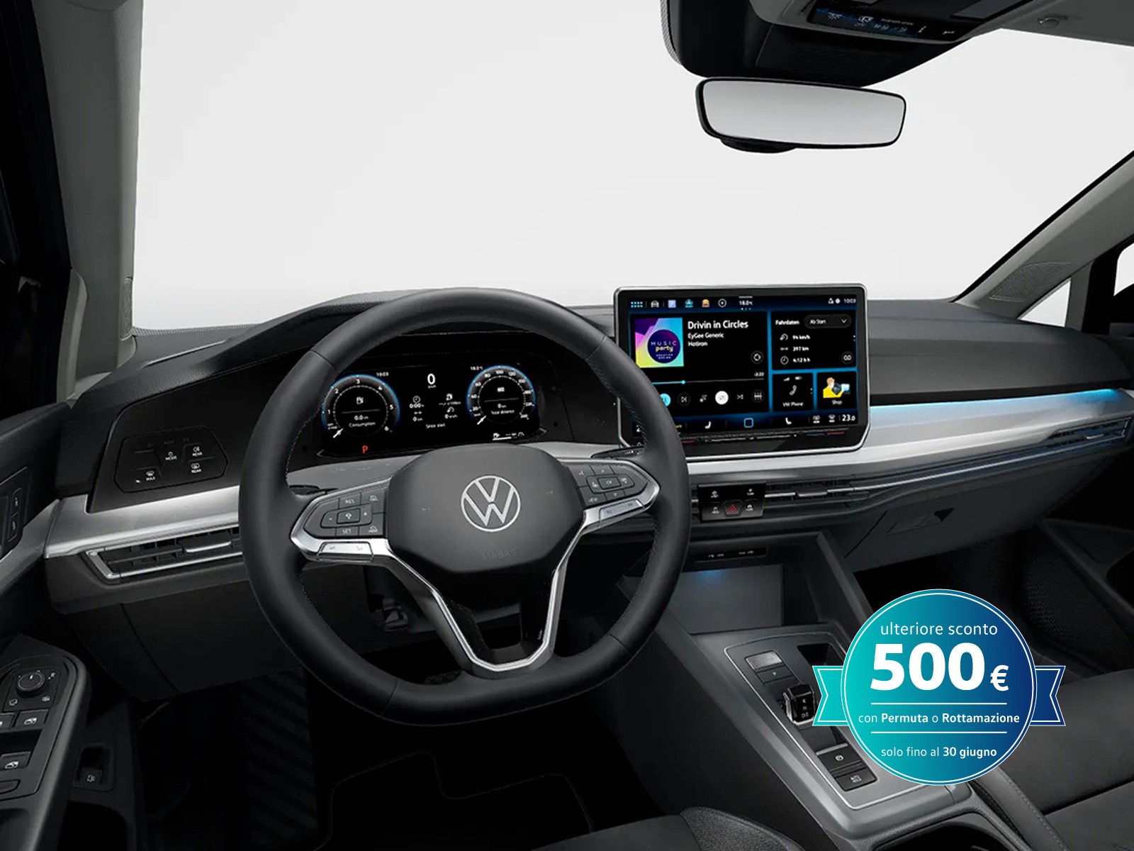 Volkswagen Golf 1.5 tsi ehybrid edition plus 204cv dsg