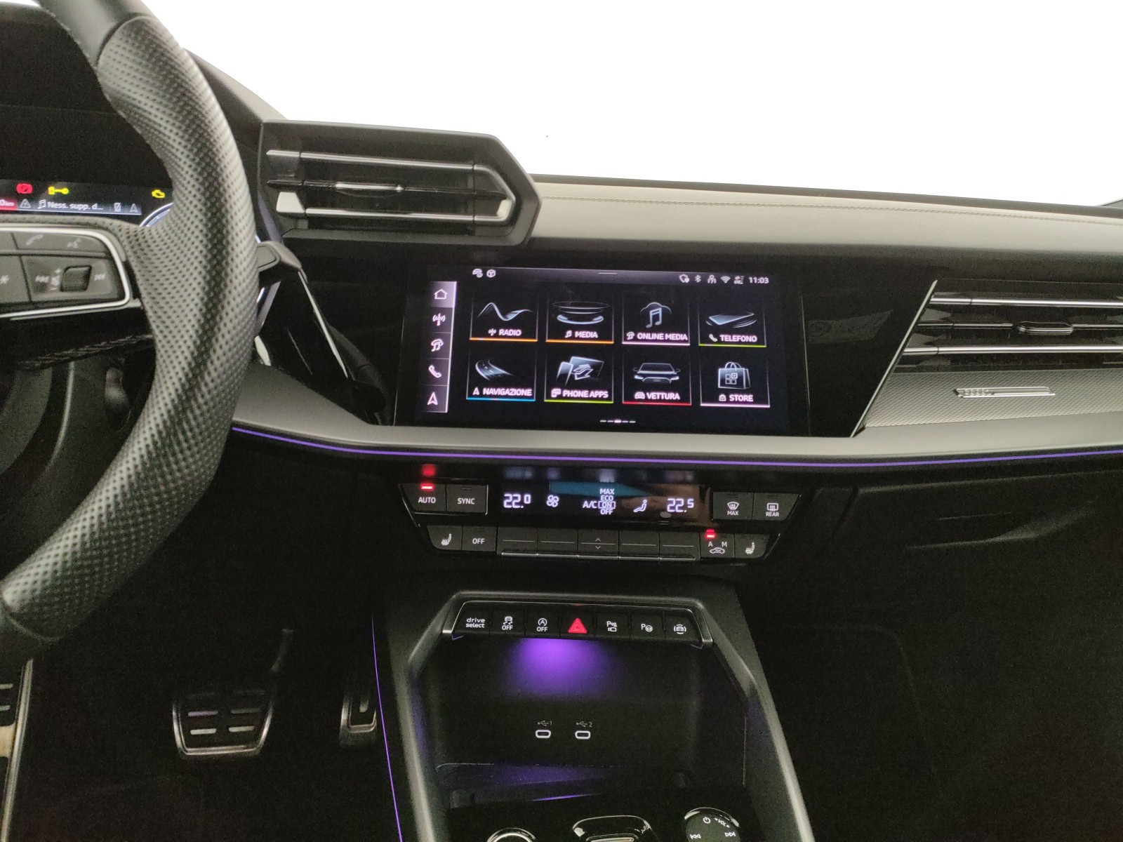 Audi A3 sportback 2.0 tdi s line edition 150cv s-tronic