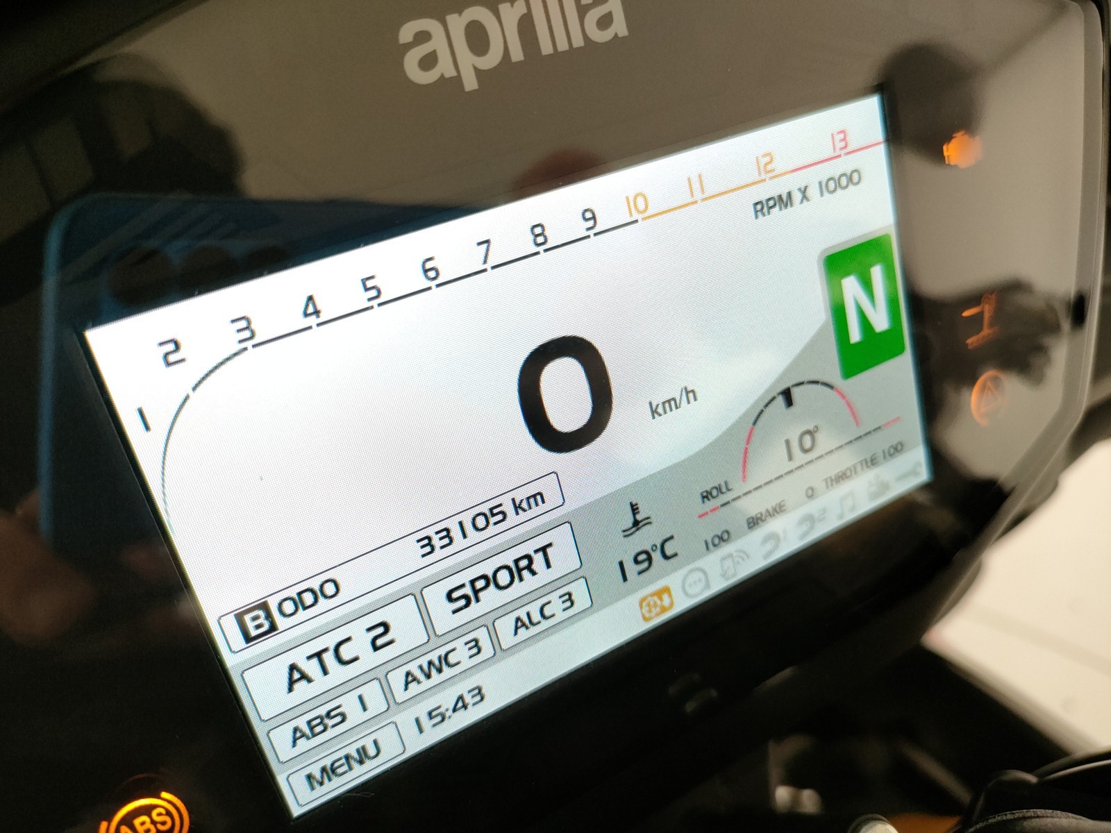 Aprilia Tuono 1100 V4 Factory Abs my17