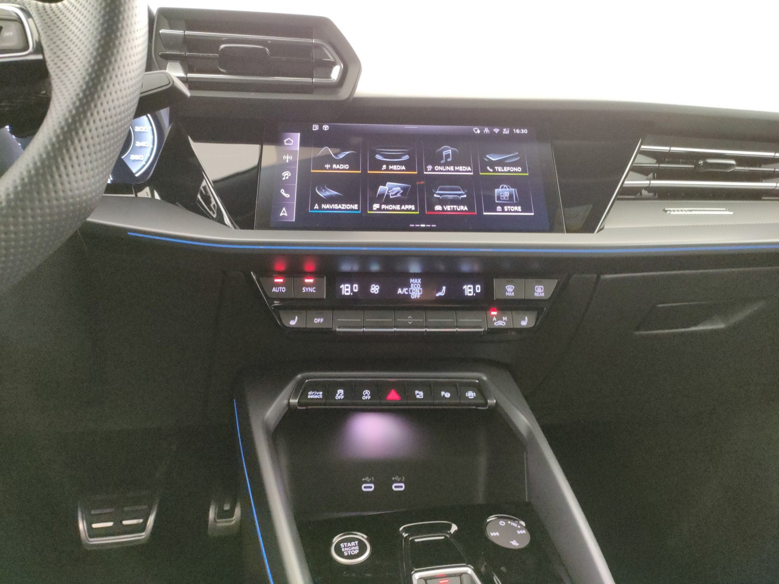 Audi A3 sportback 2.0 tdi s line edition 150cv s-tronic