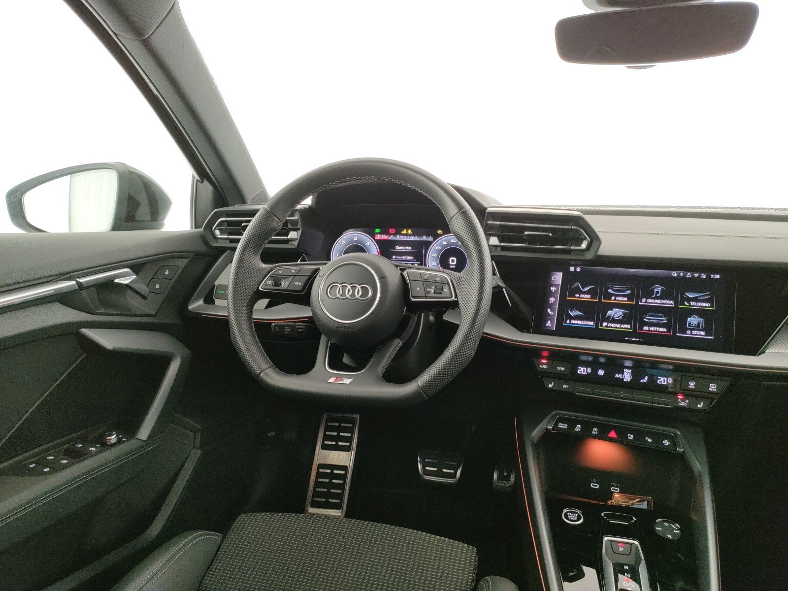 Audi A3 sportback 2.0 tdi s line edition 150cv s-tronic