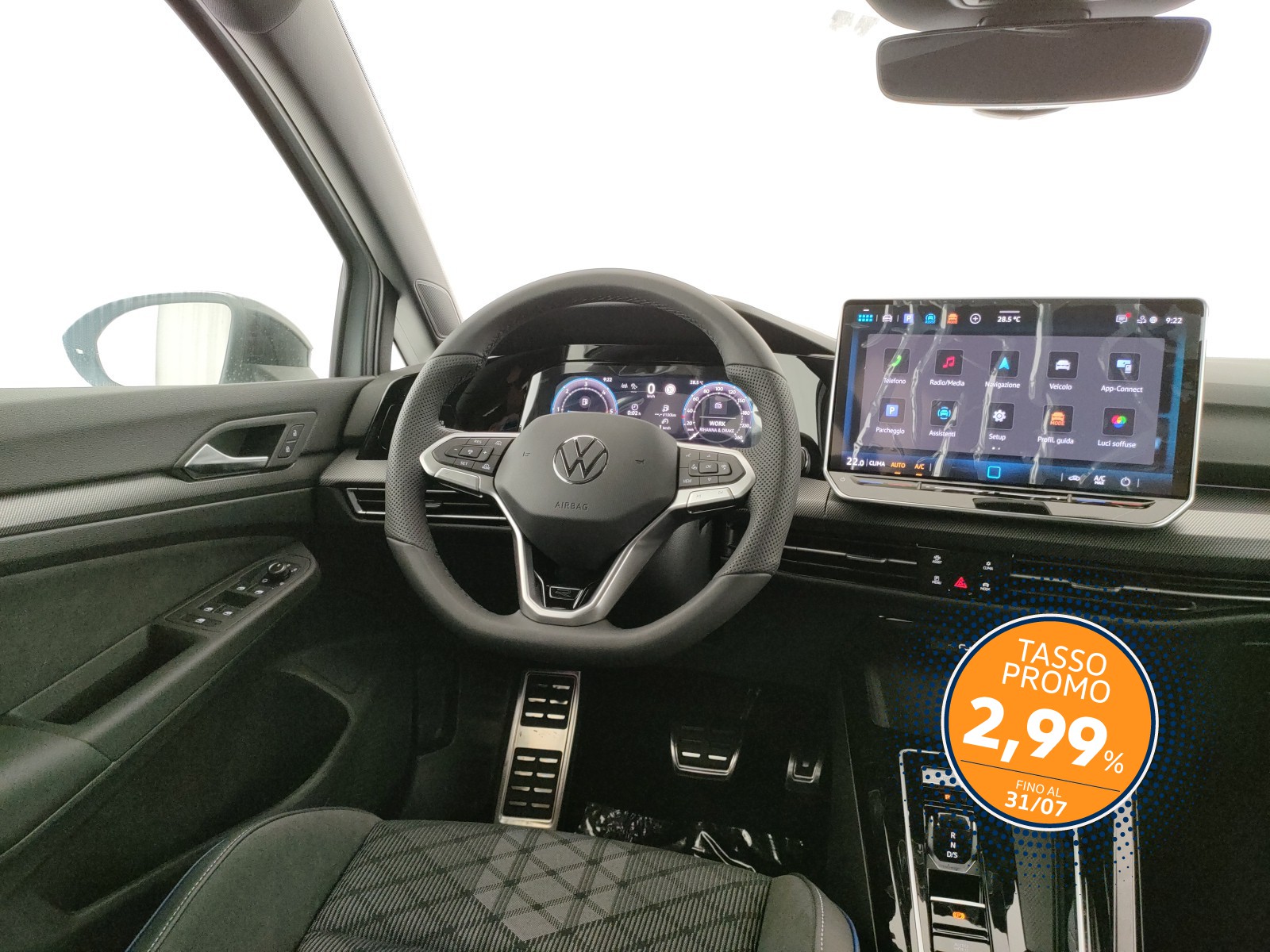 Volkswagen Golf 2.0 tdi r-line plus 150cv dsg