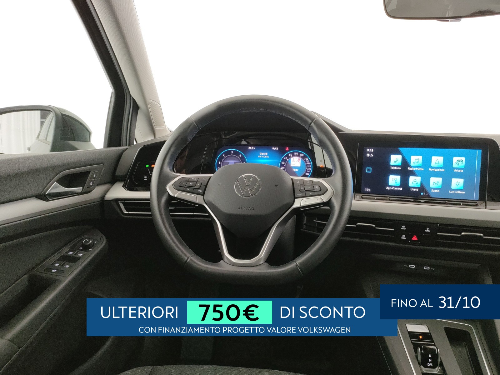 Volkswagen Golf 2.0 tdi life 115cv dsg