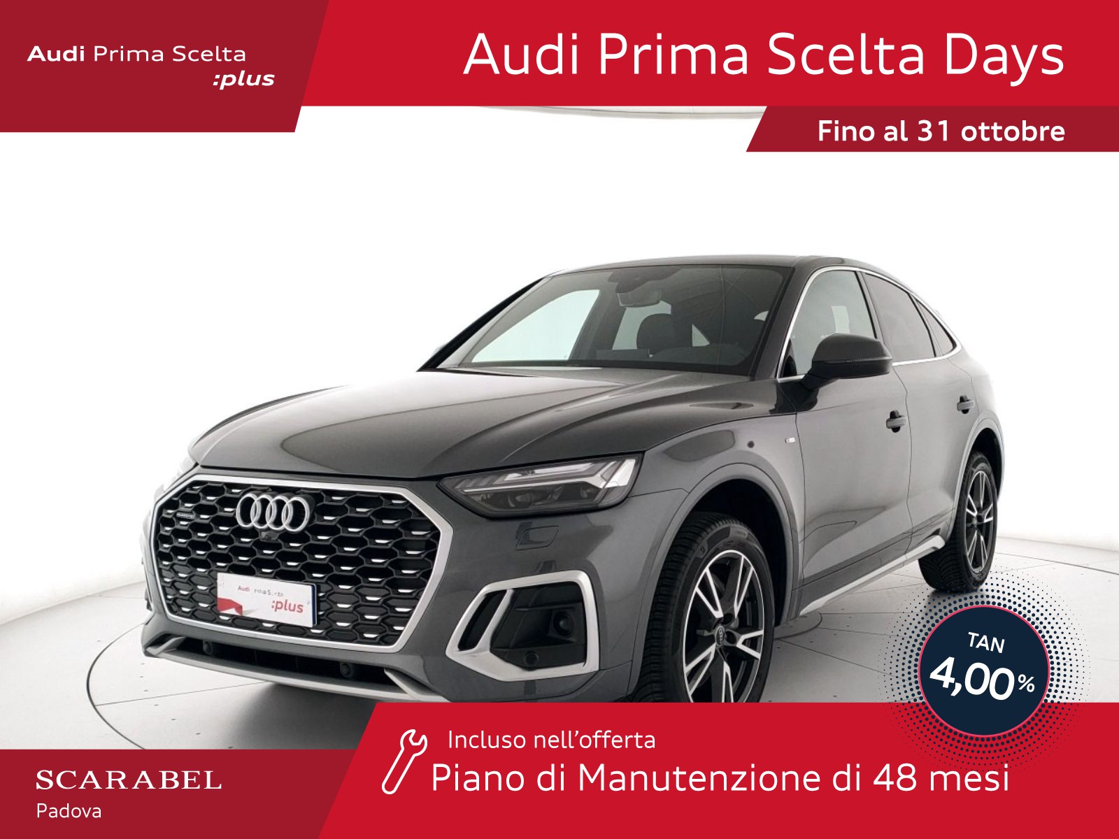 Audi Q5 sportback 40 2.0 tdi mhev 12v s line quattro s-tronic