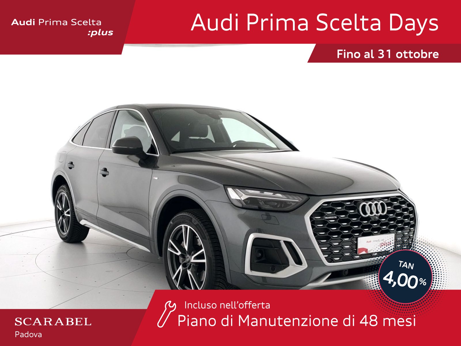 Audi Q5 sportback 40 2.0 tdi mhev 12v s line quattro s-tronic