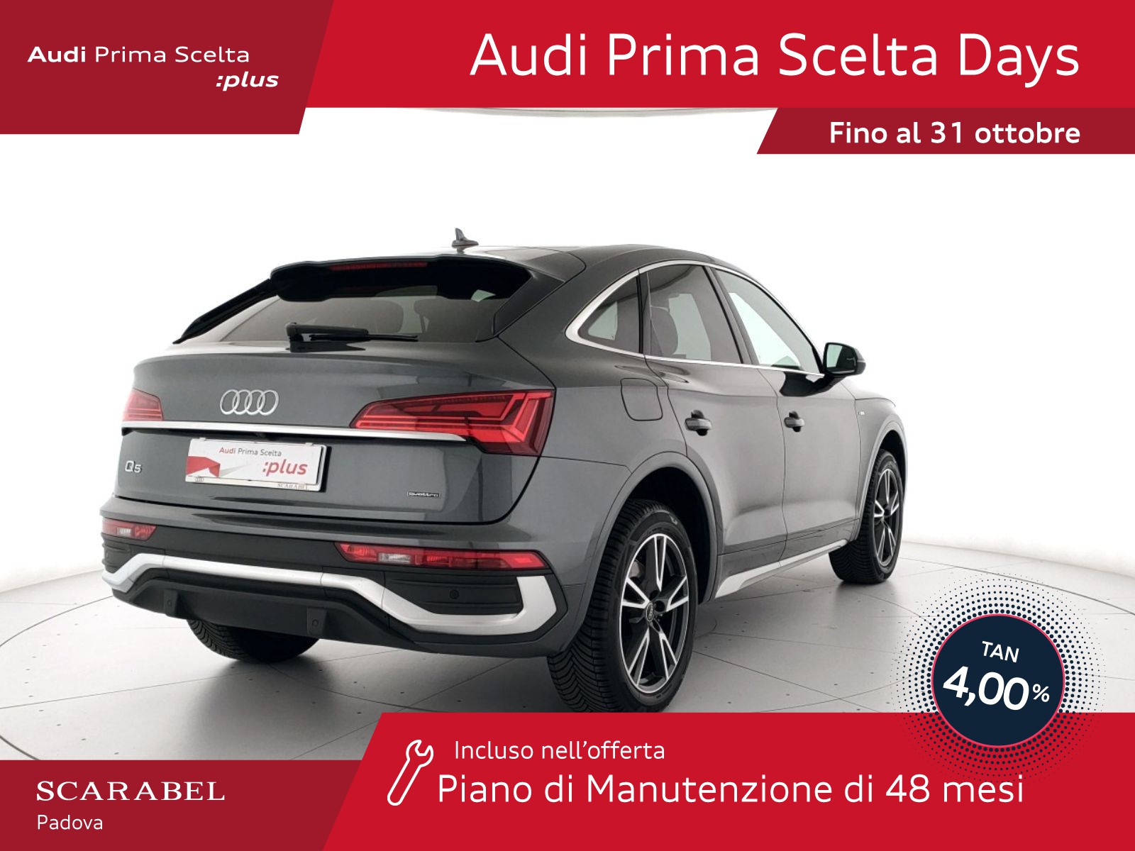 Audi Q5 sportback 40 2.0 tdi mhev 12v s line quattro s-tronic