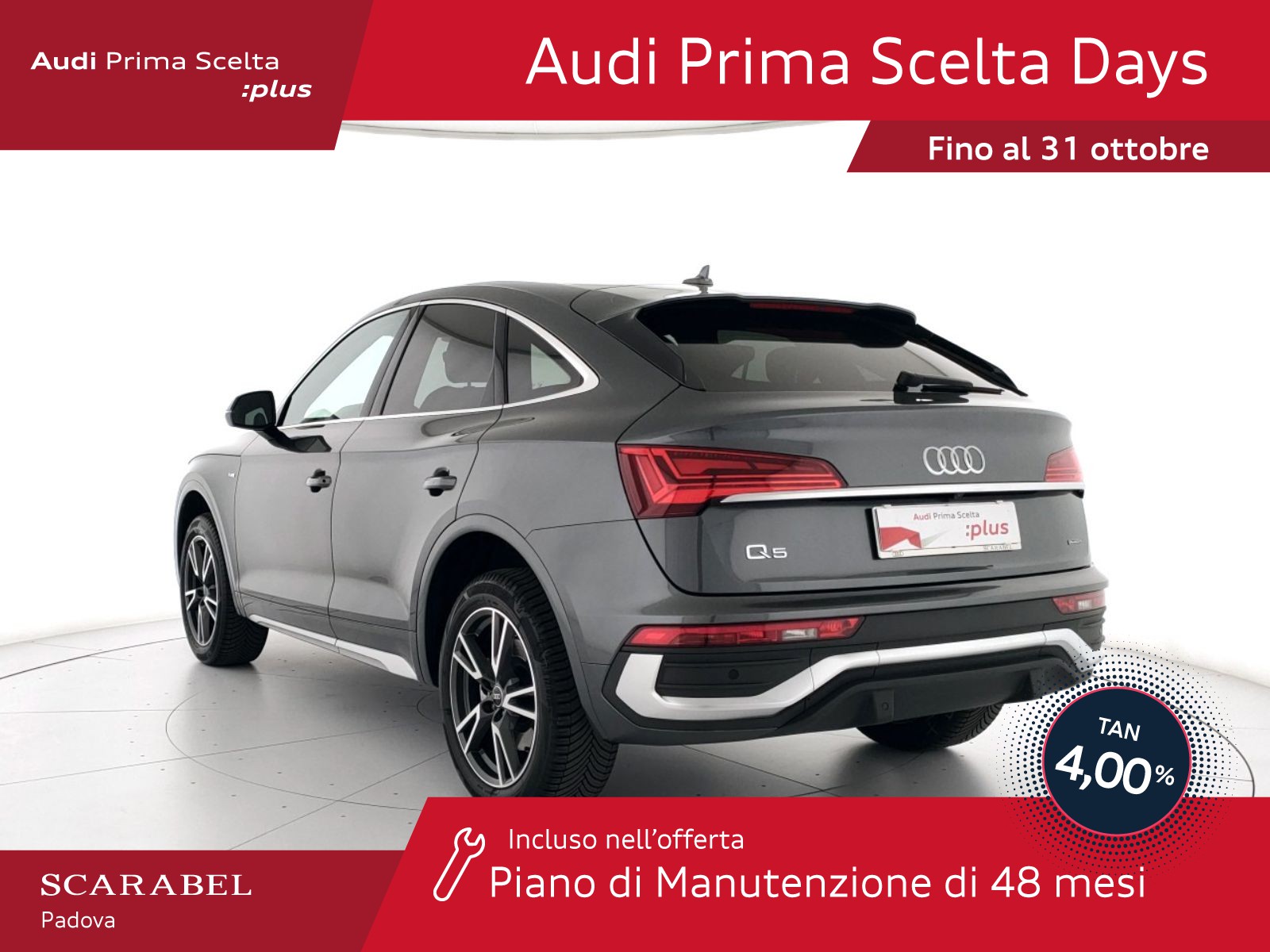 Audi Q5 sportback 40 2.0 tdi mhev 12v s line quattro s-tronic